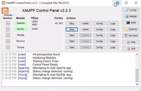 xampp rfid